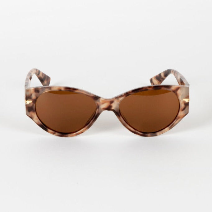 Calypso Sunglasses in light tortoiseshell by Stella + Gemma