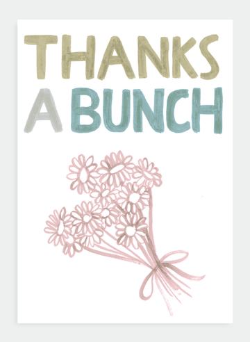 Poppy Card - Thanks a Bunch