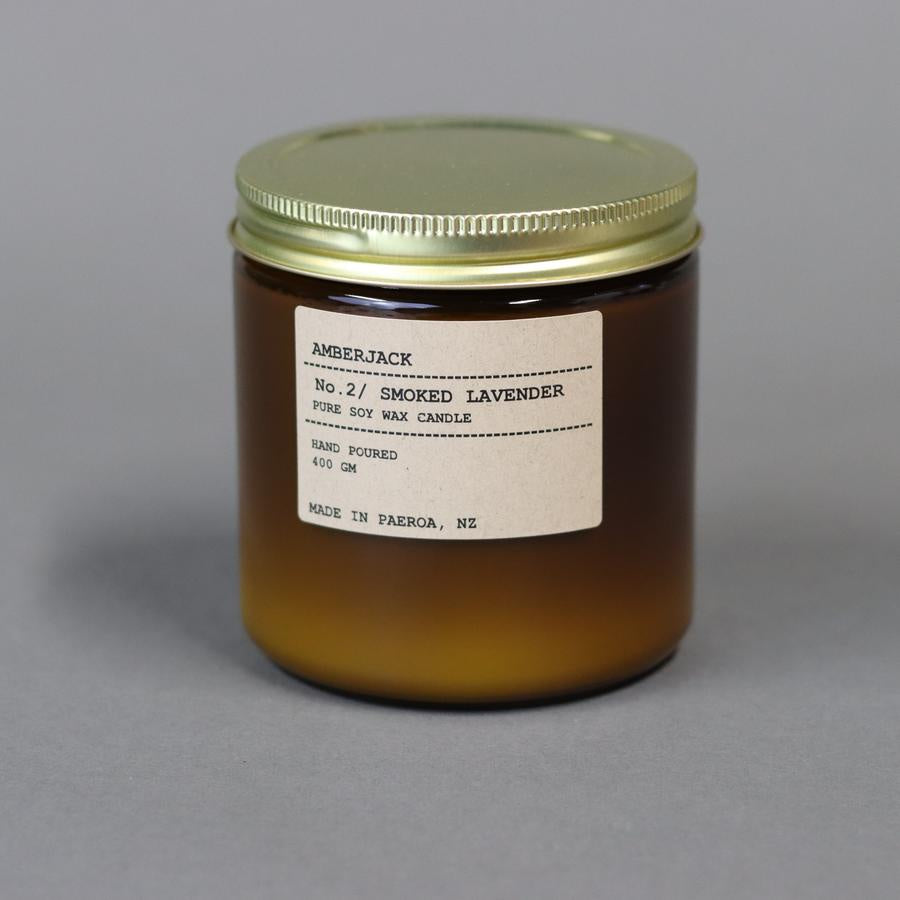 Amberjack Candle - Smoked Lavender (Large) | shelf home and gifts