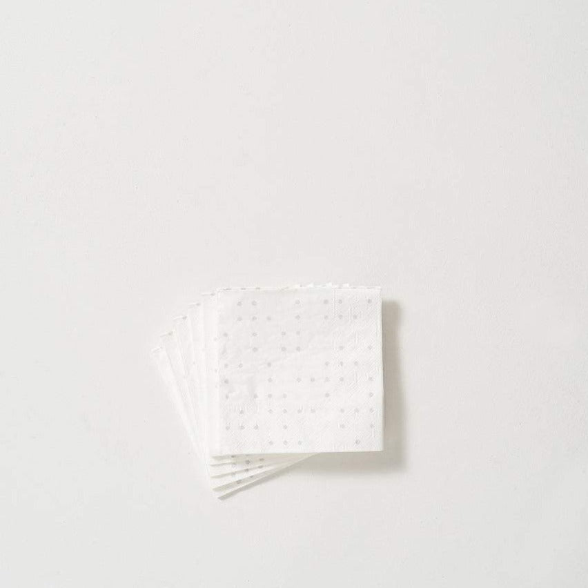Napkin - Dieter Dot Grey White | shelf home and gifts