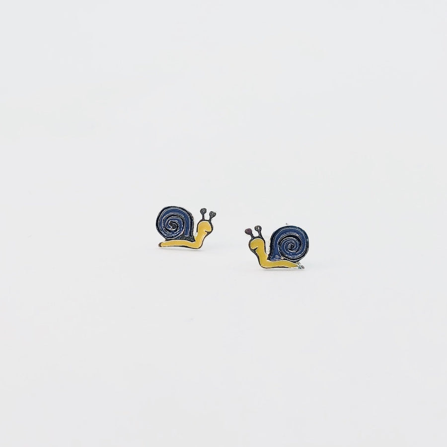 Sterling Silver Enamel Earrings - Assorted | Shelf Home and Gifts