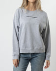 Stella and Gemma Sweater - Grey with Black Logo