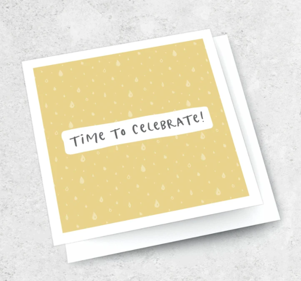 Ink Bomb Card - Celebrate | Shelf Home and Gifts