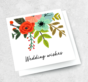 Ink Bomb Card - Wedding Wishes | Shelf Home and Gifts