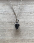 Sterling Silver Pine Cone Necklace