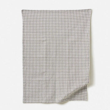 Citta Tea Towel - Gingham Grey