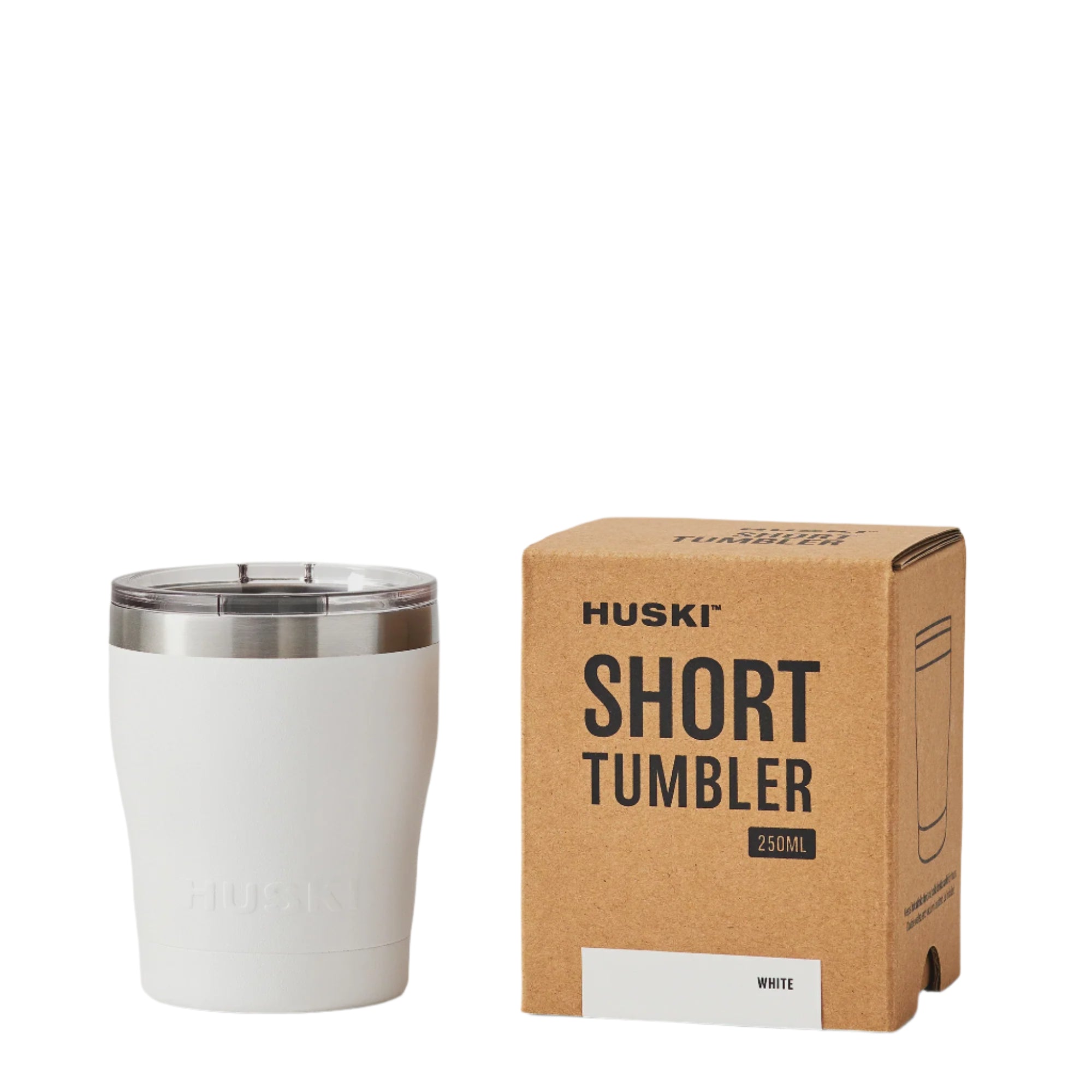 Huski Short Tumbler 2.0 - White