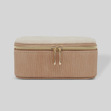 Lola Jewellery case in almond by Louenhide