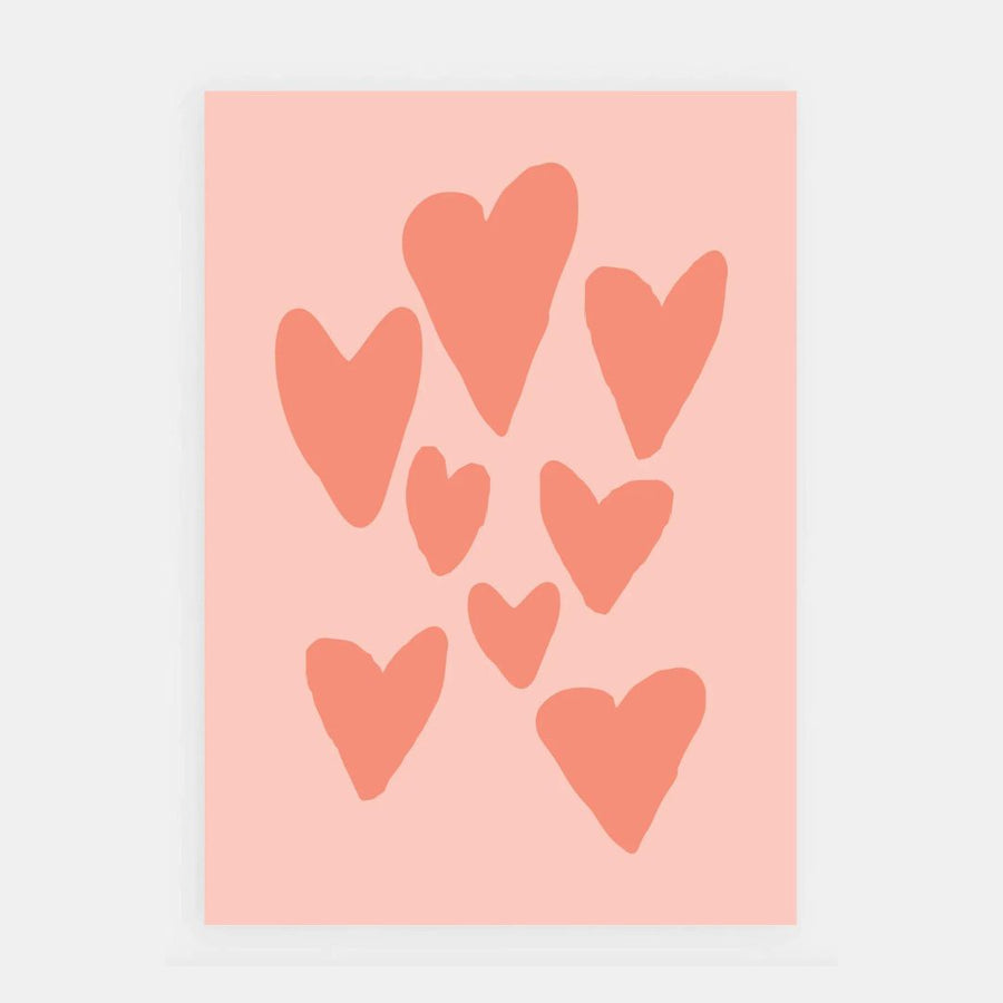 Poppy Cards - Love Hearts