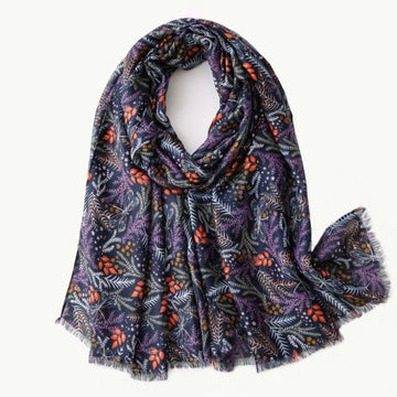 Scarf - Forest Flower by Some Navy with flora
