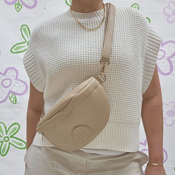 Scarlett Sling Bag - Cream