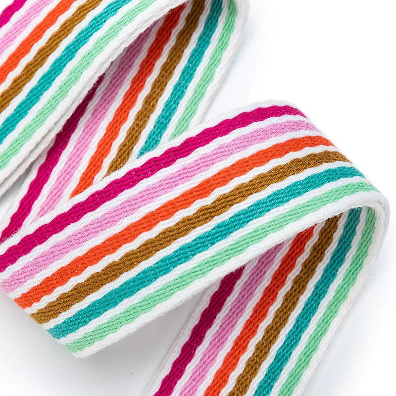 Bag Strap - Rainbow black caviar