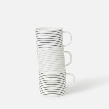 Citta Stripe Coffee Cups