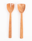 Hand carved Neem Salad Servers by Trade Aid