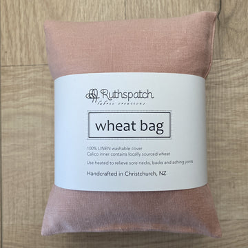Ruthspatch Linen Wheat Bags - Blush