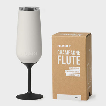 Huski Champagne Flute - White