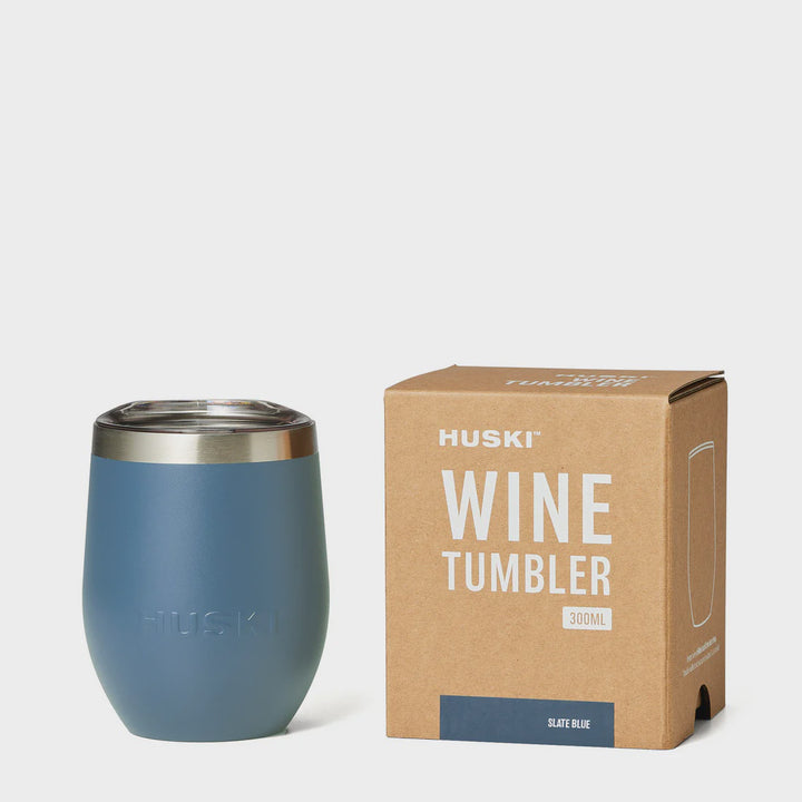 Huski Wine Tumbler - Slate Blue