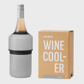 Huski Wine Bottle Cooler - Stone Grey