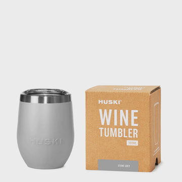 Huski Wine Tumbler - Stone Grey
